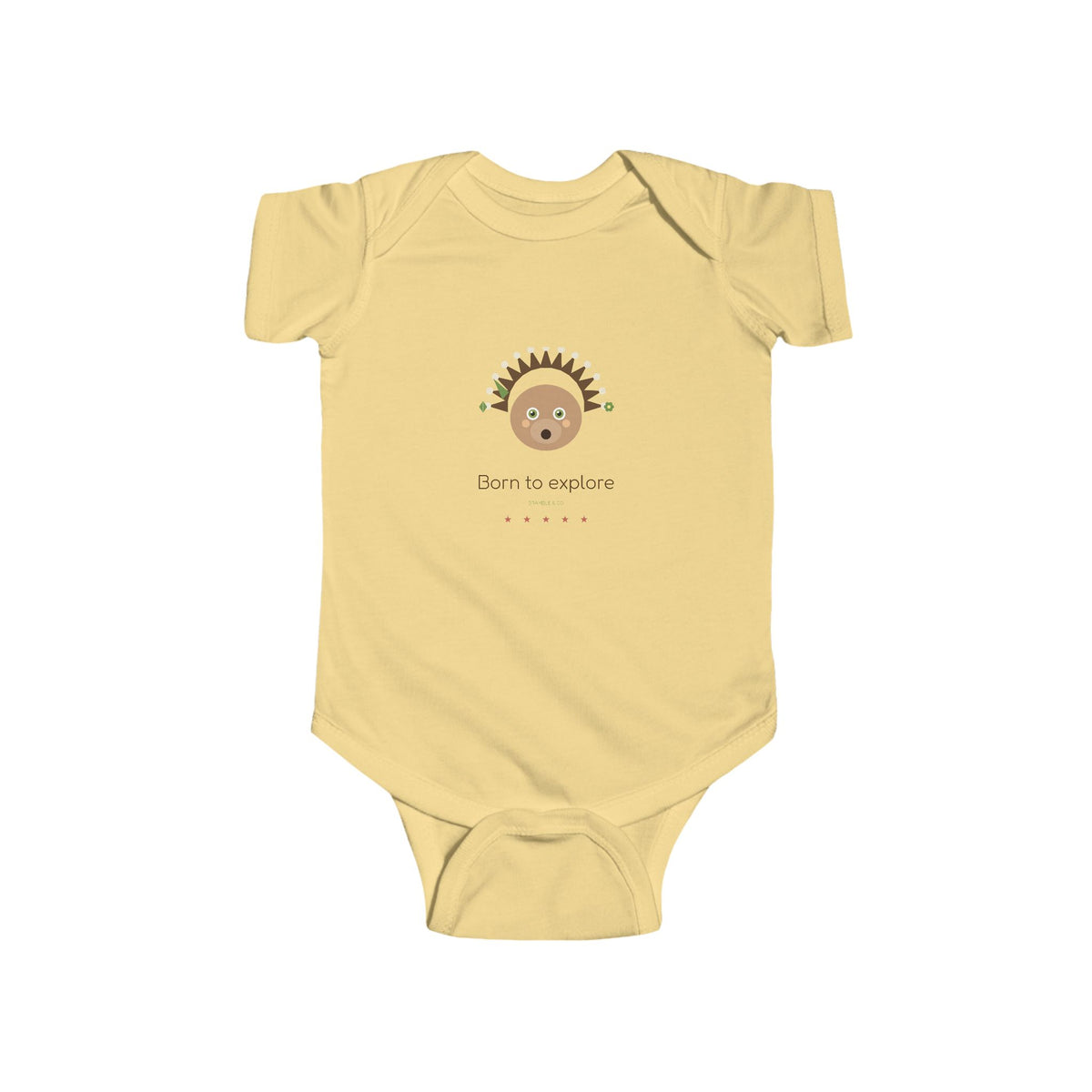 Bramble & Co Born To Explore Baby Bodysuit