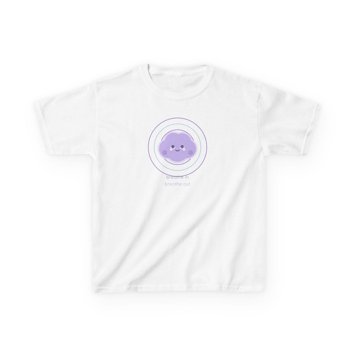 Breathe with Boo Breathe In Breathe Out Kids' T-Shirt