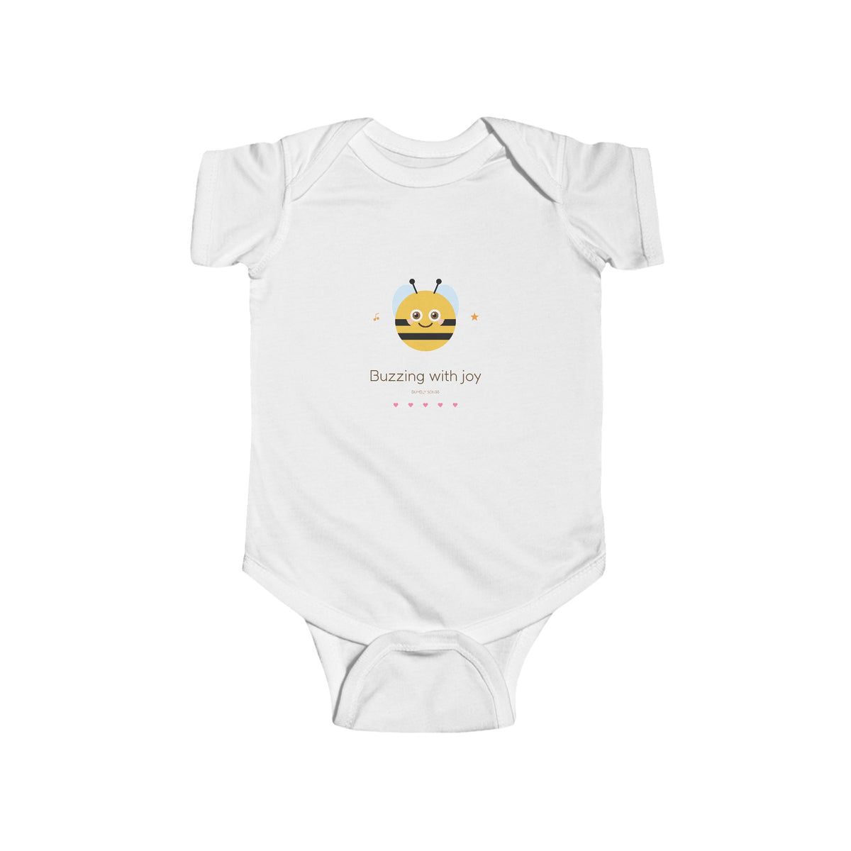Bumbly Songs Buzzing With Joy Baby Bodysuit