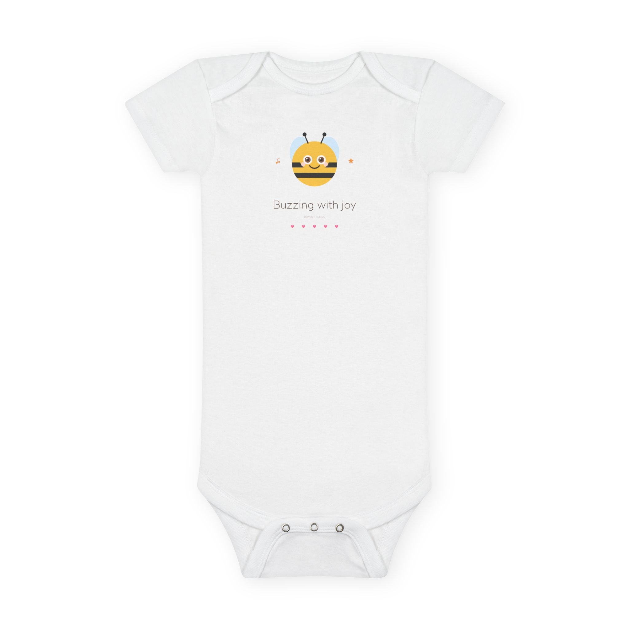 Bumbly Songs Buzzing With Joy Baby Bodysuit