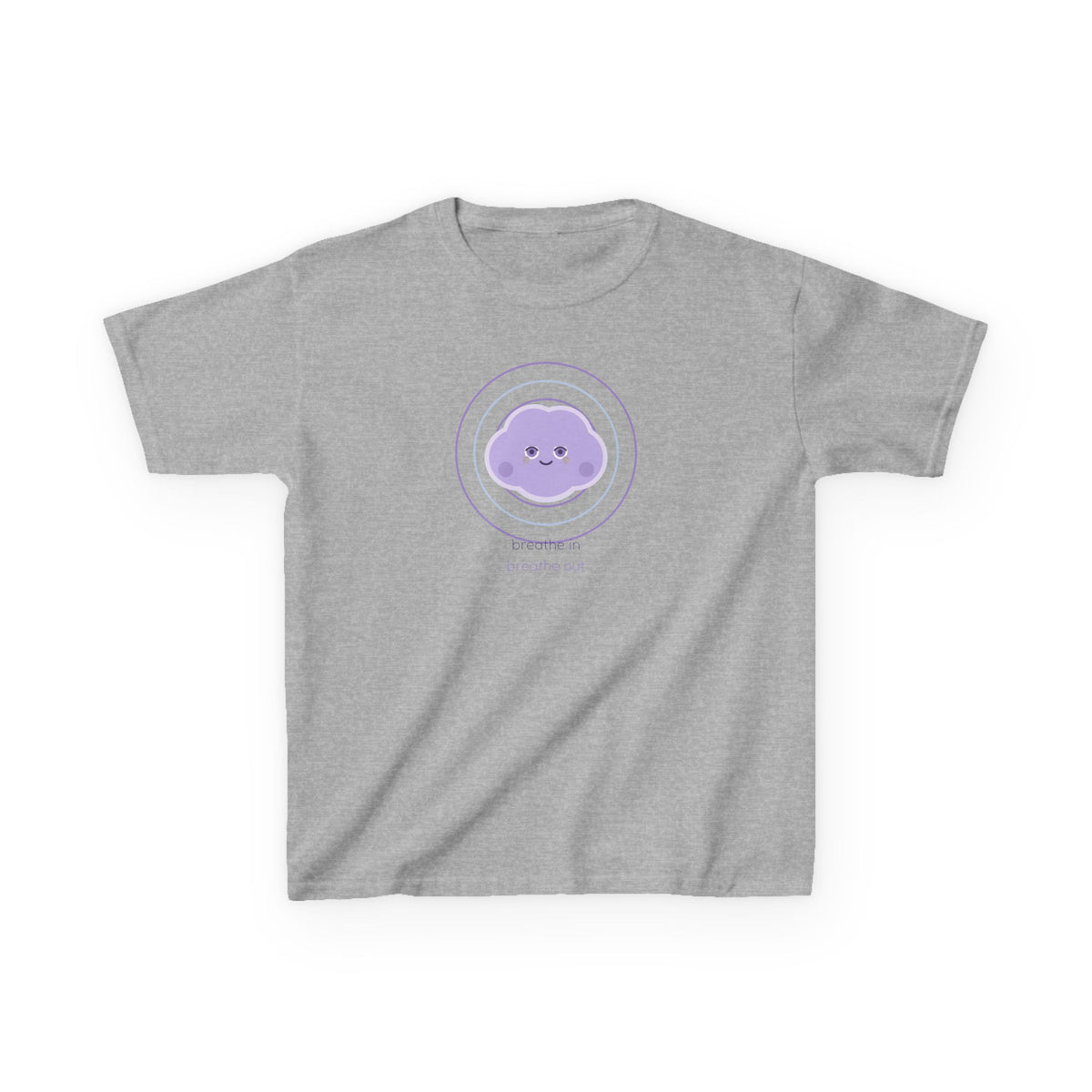 Breathe with Boo Breathe In Breathe Out Kids' T-Shirt