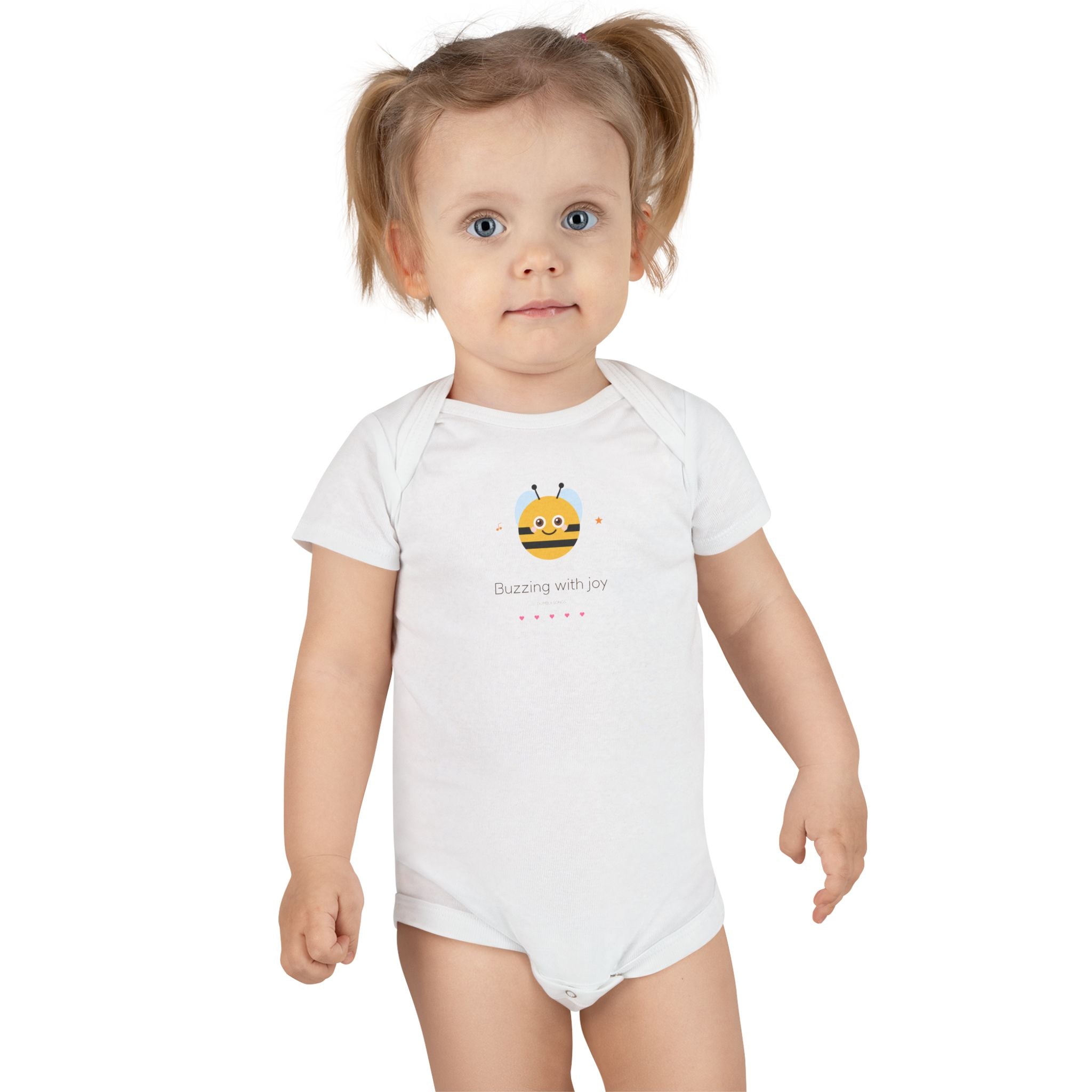 Bumbly Songs Buzzing With Joy Baby Bodysuit